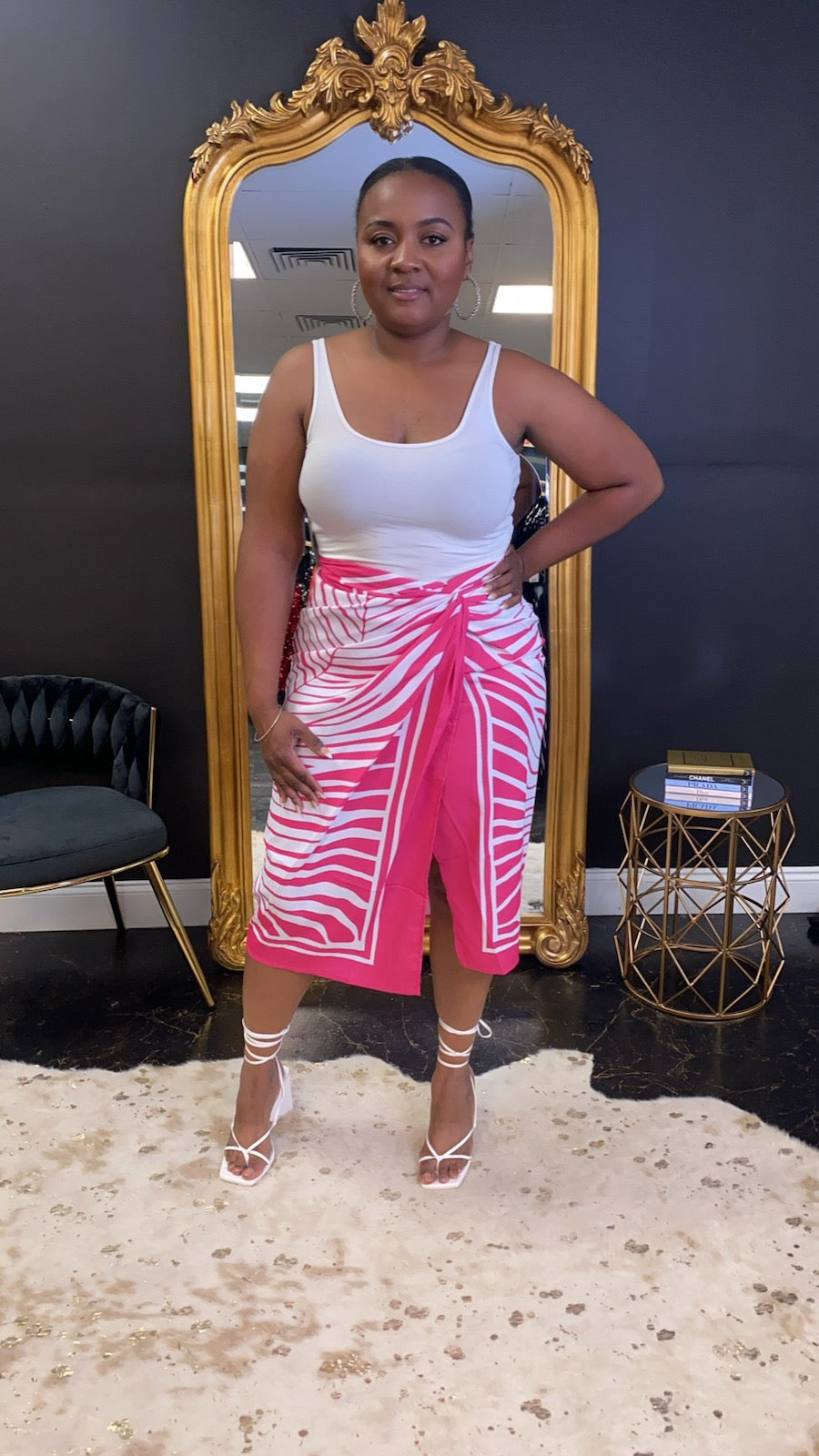 Pink Beach Skirt