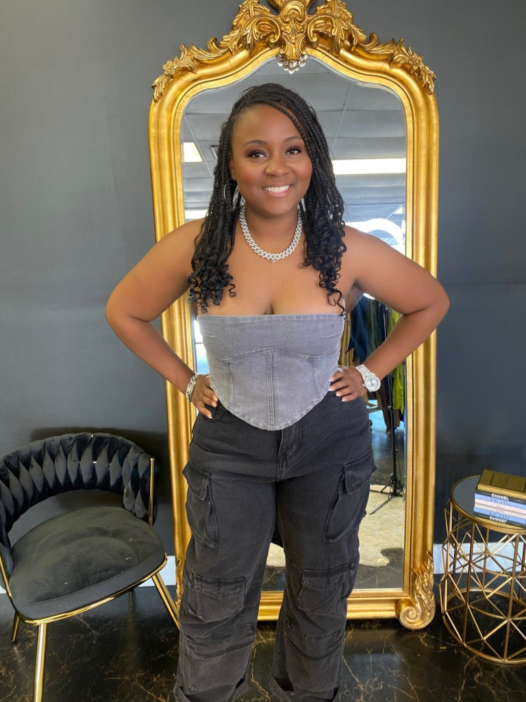 Ashley Denim Top