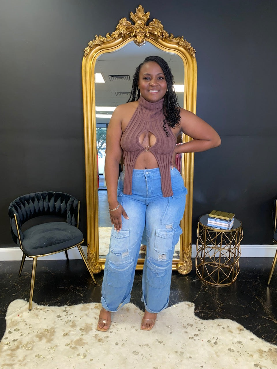 Drea Top (Brown)