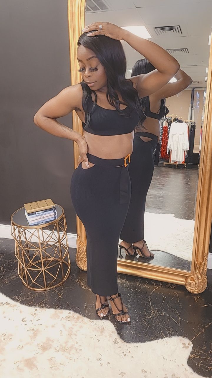 Tia 2pc set (Black)